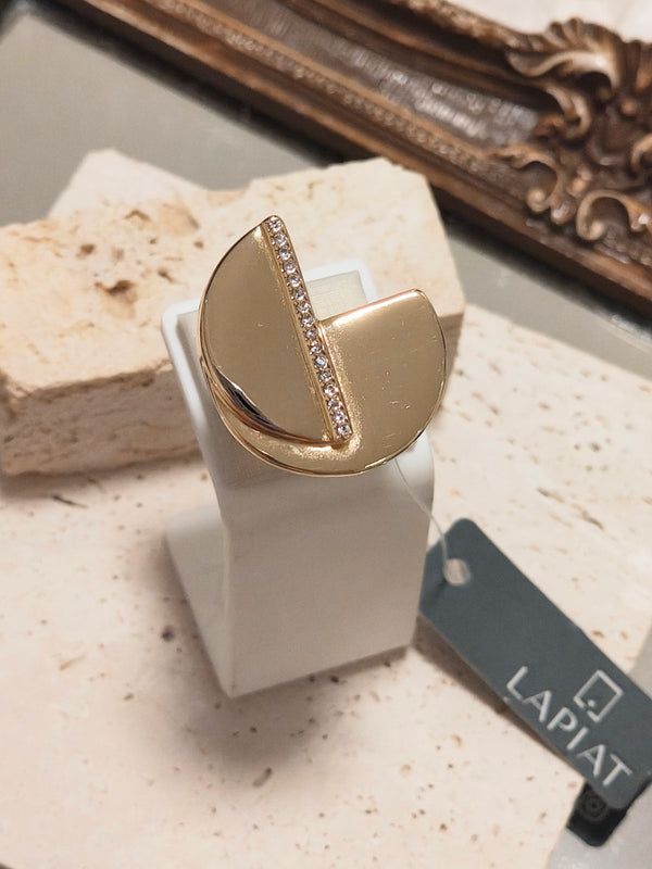 Anel GEOMETRIC ZIRCONIA