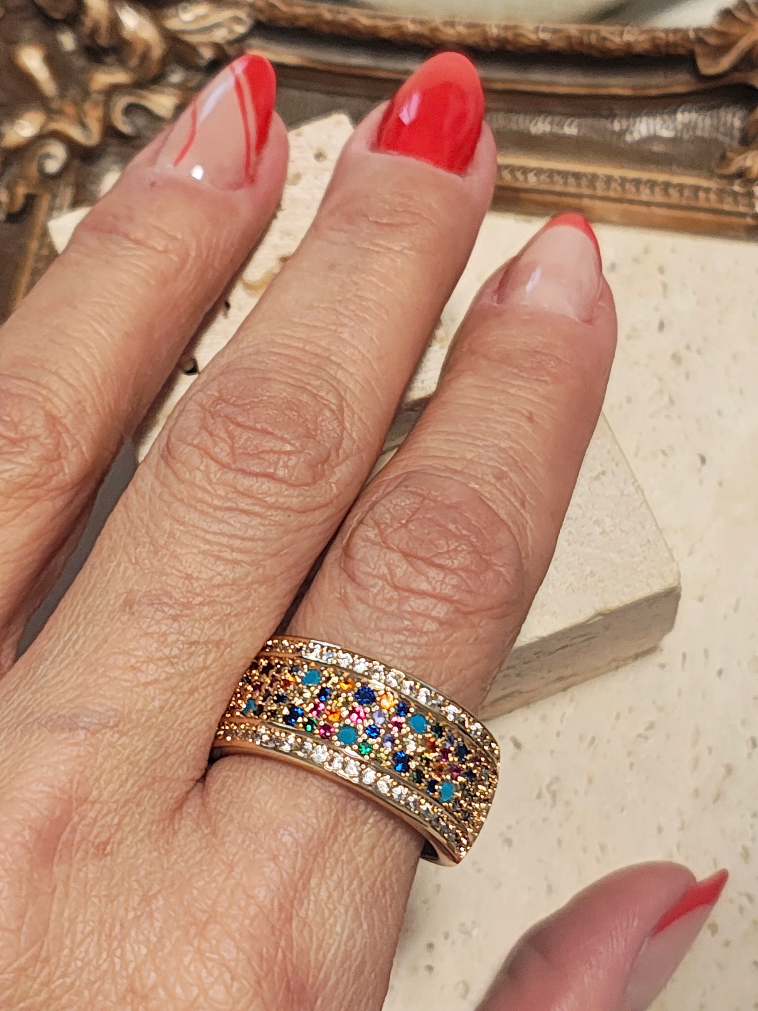 Anel ZIRCONIAS COLOR